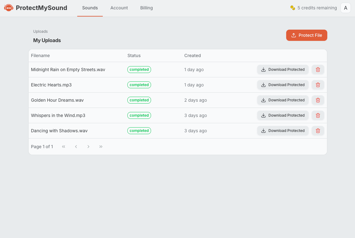 Product screenshot